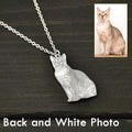 Personalized Photo Necklace,Pet Photo Necklace,Picture Necklace, Memorial Gift - MERGE.DAY.1.FREESTYLE