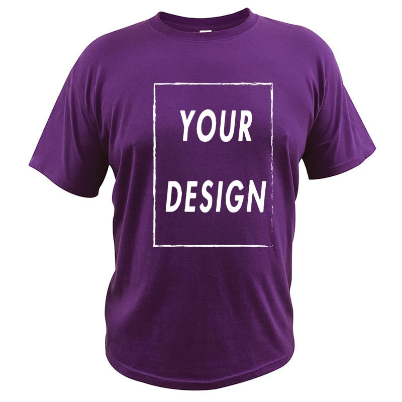 Custom T Shirt EU Size 100% Cotton Make Your Design Logo Text Men Women Print Original Design - MERGE.DAY.1.FREESTYLE