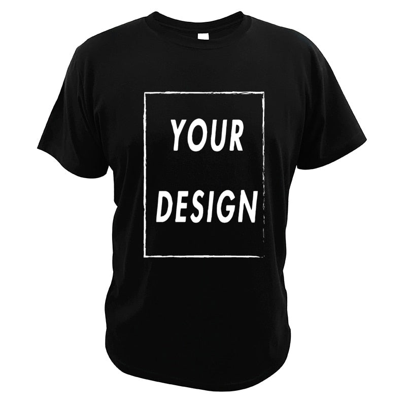 Custom T Shirt EU Size 100% Cotton Make Your Design Logo Text Men Women Print Original Design - MERGE.DAY.1.FREESTYLE