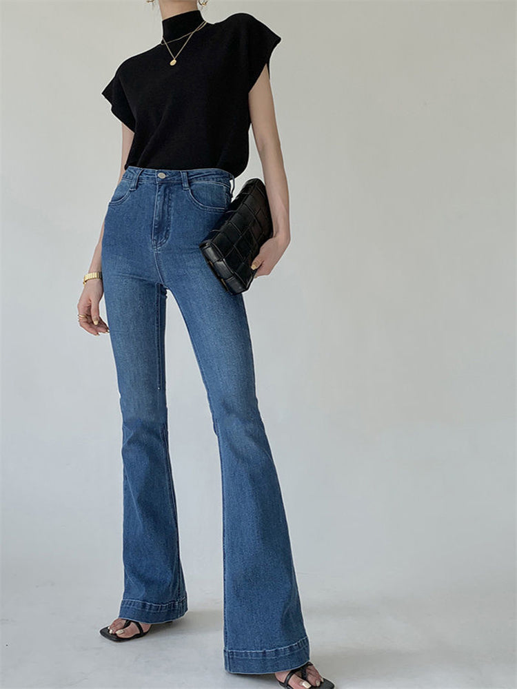 French Turtleneck Knitted Women Spring Summer Design Loose Short Sleeve Cropped Tops Female - MERGE.DAY.1.FREESTYLE