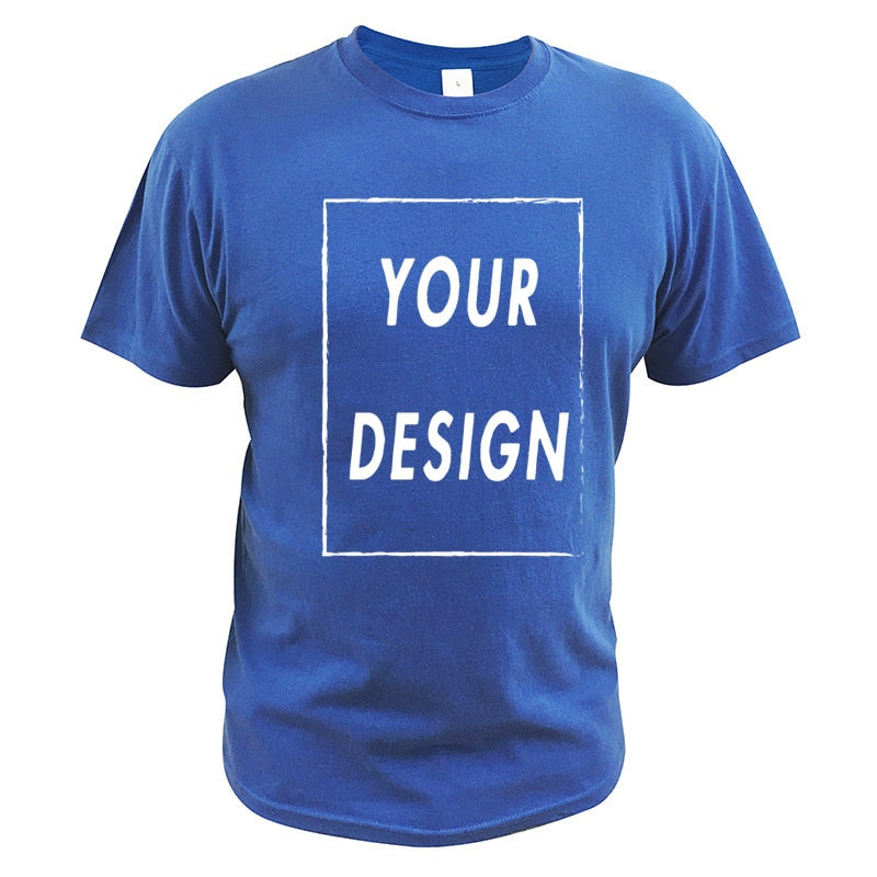 Custom T Shirt EU Size 100% Cotton Make Your Design Logo Text Men Women Print Original Design - MERGE.DAY.1.FREESTYLE