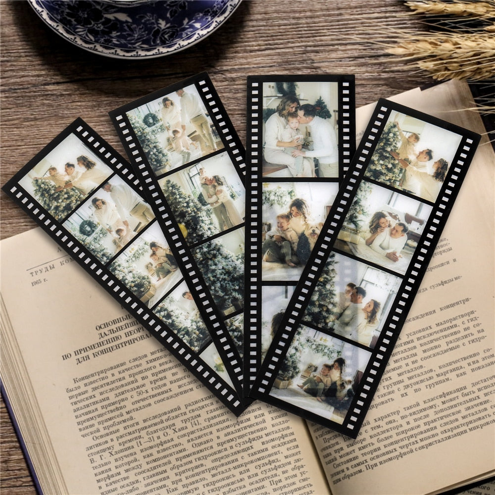 4Pcs Personalized Bookmarks Customized Film Roll Bookmark Memory DIY Custom Photo Album - MERGE.DAY.1.FREESTYLE