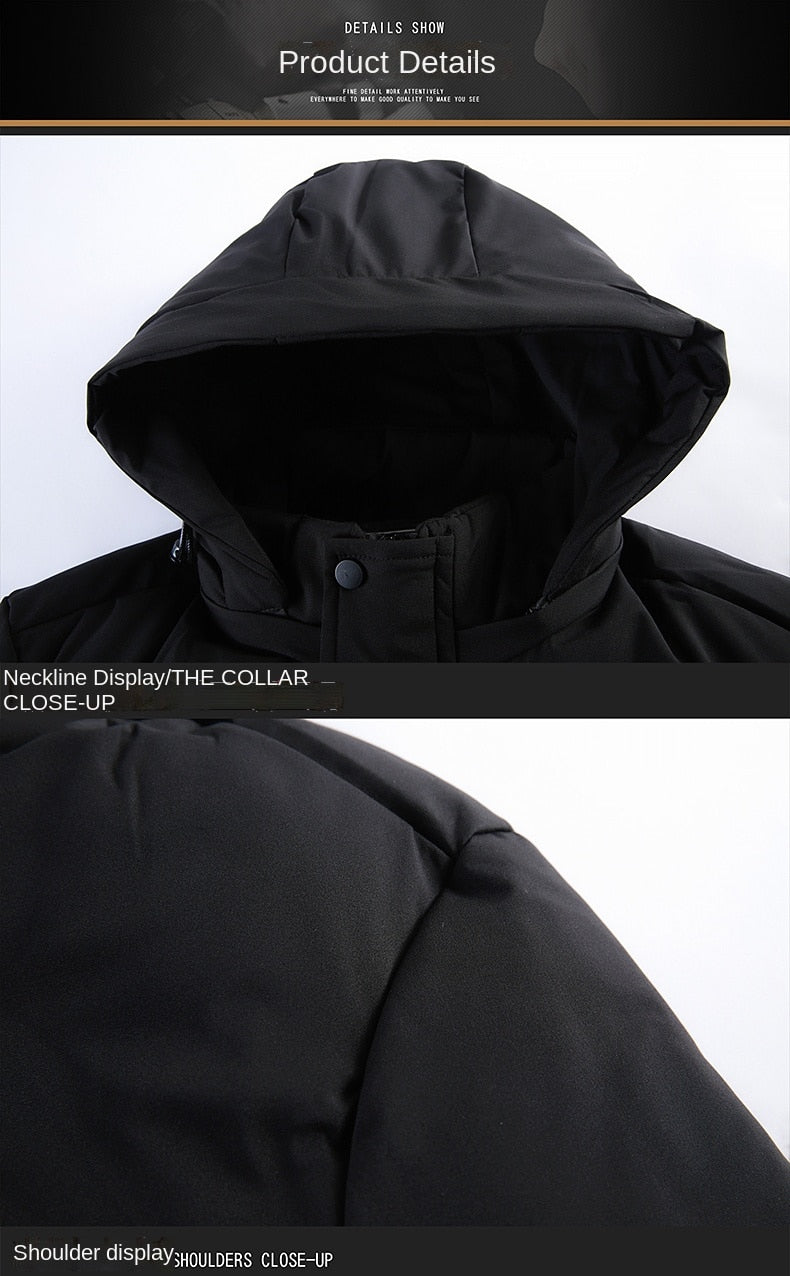 Parkas Jacket Men Longline Windbreaker Coats Clothing - MERGE.DAY.1.FREESTYLE
