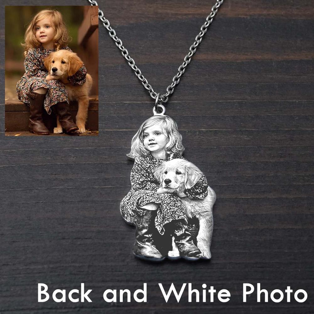 Personalized Photo Necklace,Pet Photo Necklace,Picture Necklace, Memorial Gift - MERGE.DAY.1.FREESTYLE
