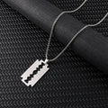 Hip Hop Blade Pendant Necklaces Razor Necklace - MERGE.DAY.1.FREESTYLE