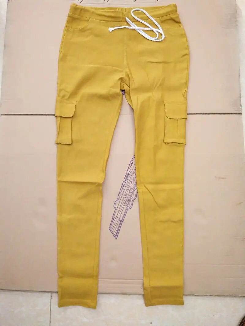 Elegant Elastic Women Pants Oversize Drawstring Long Pencil Pants - MERGE.DAY.1.FREESTYLE