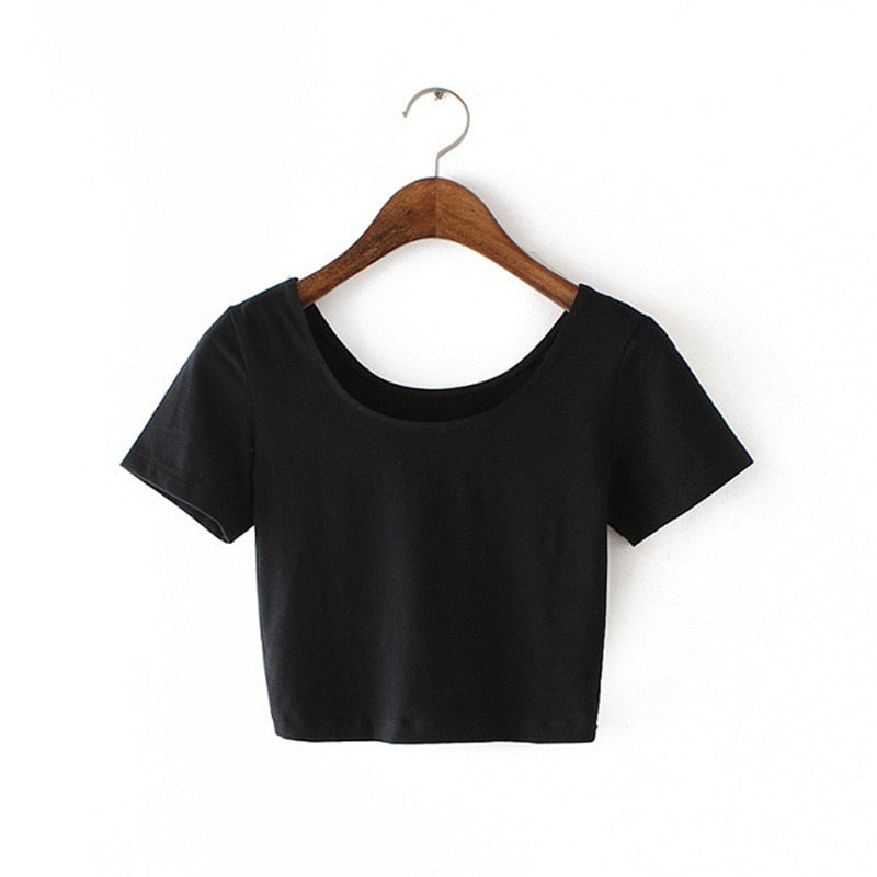 Punk Vintage Rhinestone Spider Goth Graphic T Shirt Women Y2k Style Crop Top O-neck Tshirt - MERGE.DAY.1.FREESTYLE