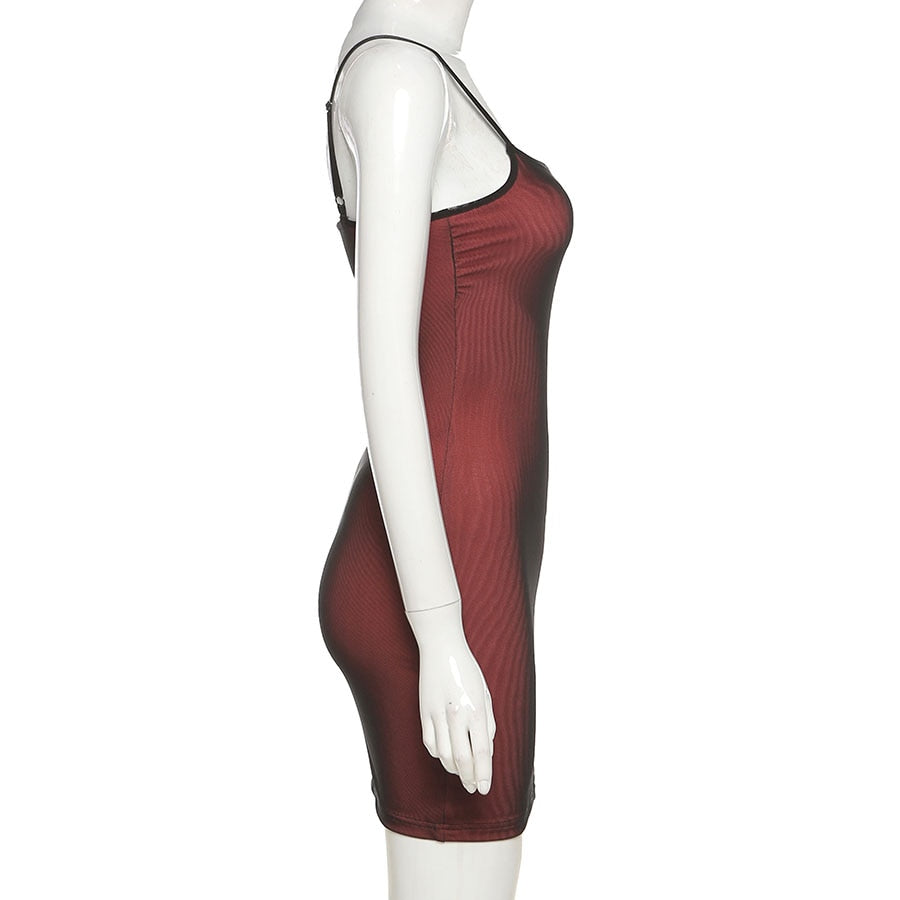 Mesh Double Layer Sexy Skinny Dress Women Sleeveless Party Bodycon 2022 Bandage Elastic Split Slim Outfit - MERGE.DAY.1.FREESTYLE