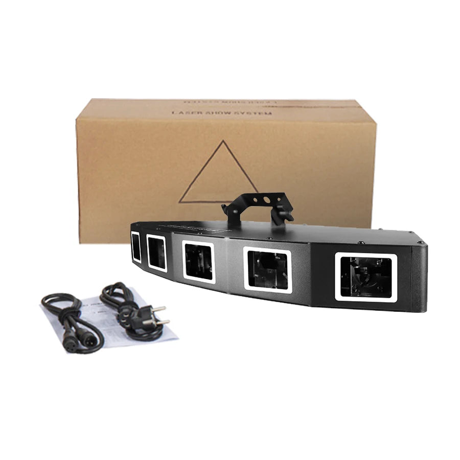 DJ Laser Light 6 Beam Projection Rgb Party Light DMX Control for Music Disco Dance Birthday Bar Stage - MERGE.DAY.1.FREESTYLE