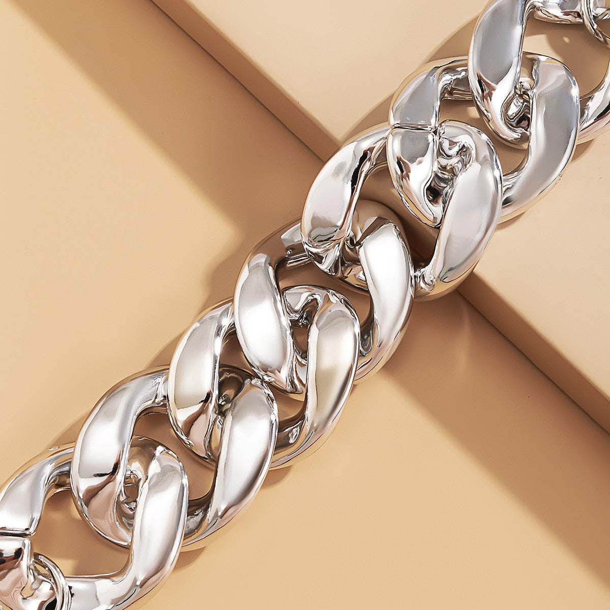 Hip Hop Thick Link Chain Bracelet Women's CCB Material - MERGE.DAY.1.FREESTYLE