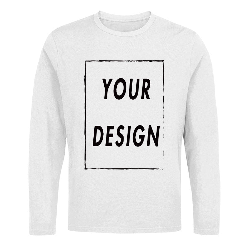 Custom Long Sleeve Shirt EU Size 100% Cotton Make Your Design Logo Text High Quality Gifts Tops - MERGE.DAY.1.FREESTYLE