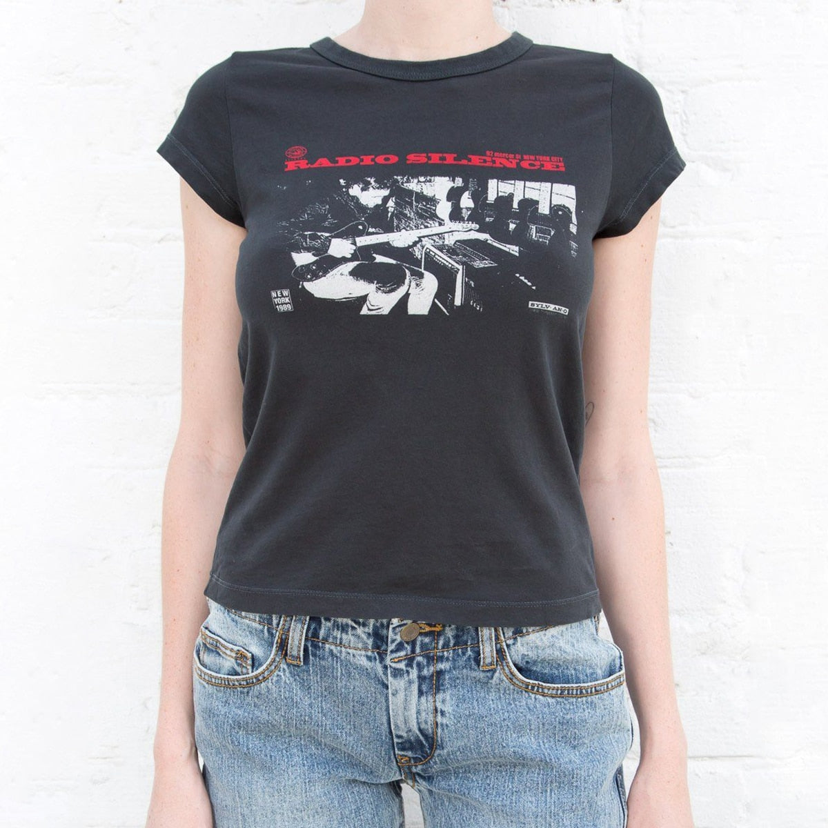Classic Rock Graphic T Shirt Women Summer Round Neck Short Sleeve Cotton T Shirt - MERGE.DAY.1.FREESTYLE