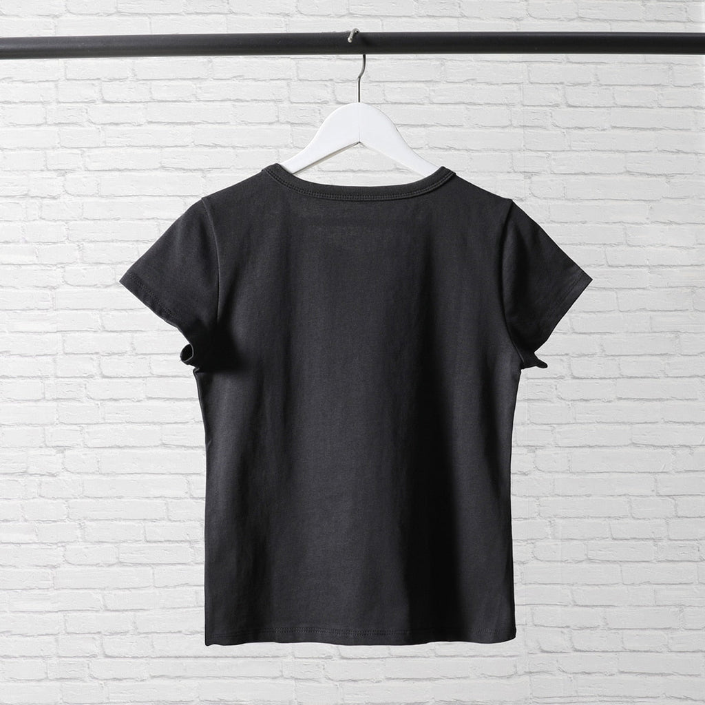 Classic Rock Graphic T Shirt Women Summer Round Neck Short Sleeve Cotton T Shirt - MERGE.DAY.1.FREESTYLE