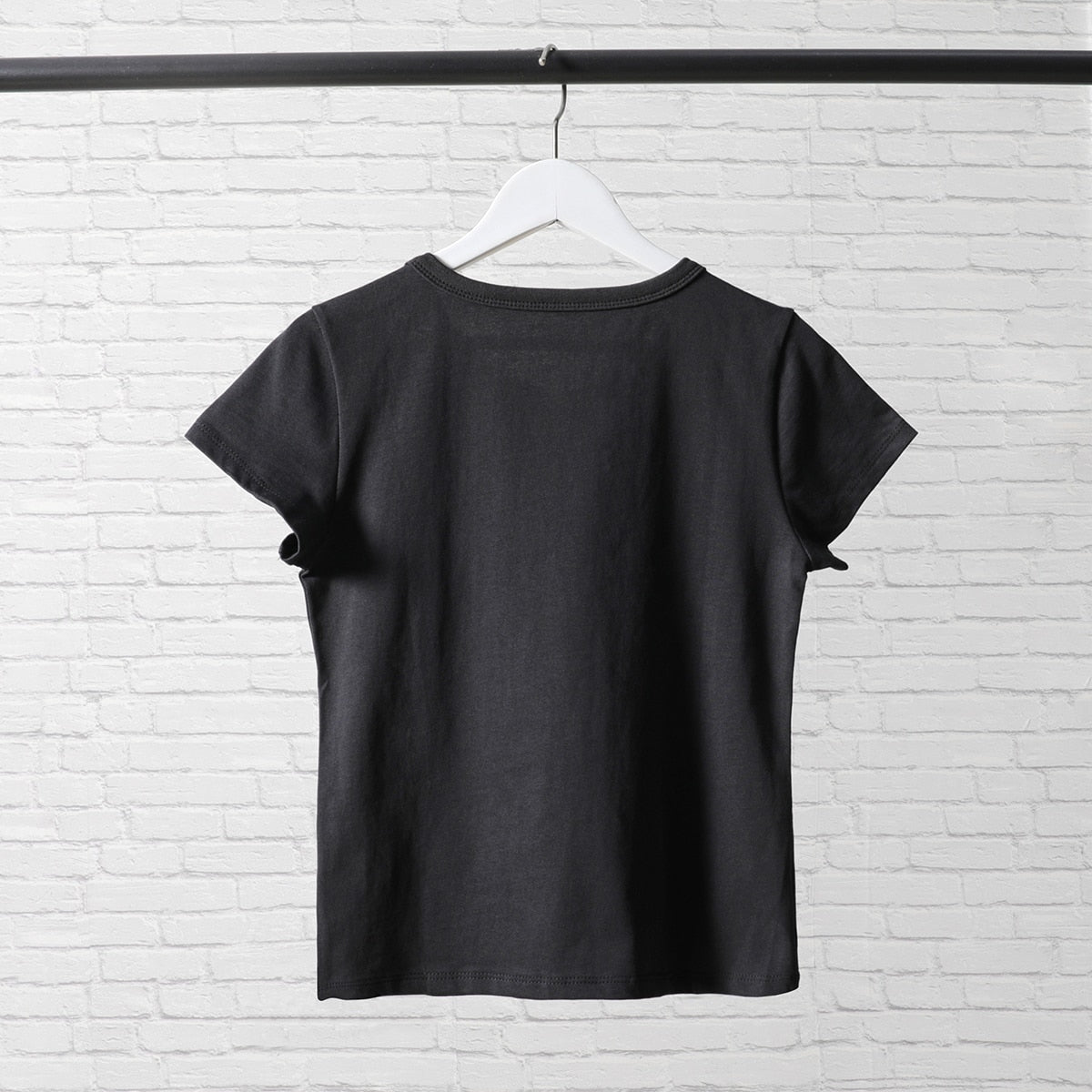 Classic Rock Graphic T Shirt Women Summer Round Neck Short Sleeve Cotton T Shirt - MERGE.DAY.1.FREESTYLE