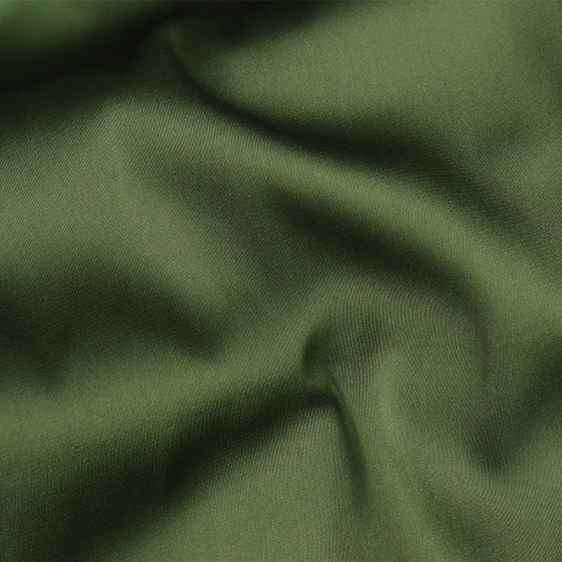 Vestido largo de verano de satén fruncido con cuello drapeado, espalda descubierta, tirantes finos y cordón ajustable