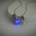 Dark Luminous Stone Fluorescent Love Luminous Necklace Natural Crystal Luminous Pendant - MERGE.DAY.1.FREESTYLE