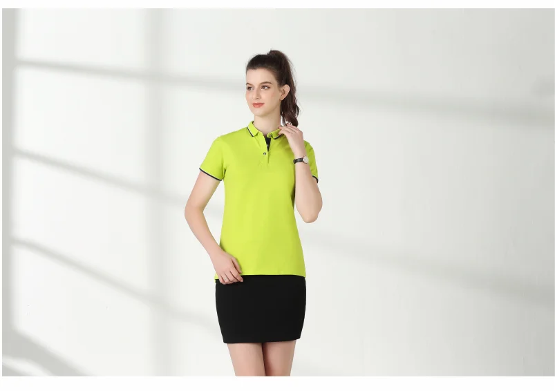 Golf Women's Polo Shirt Lapel Slim Fit Short Sleeve - MERGE.DAY.1.FREESTYLE