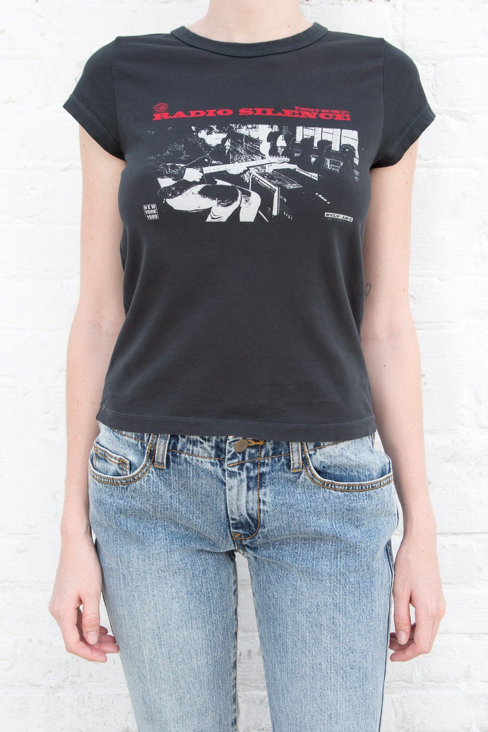Classic Rock Graphic T Shirt Women Summer Round Neck Short Sleeve Cotton T Shirt - MERGE.DAY.1.FREESTYLE