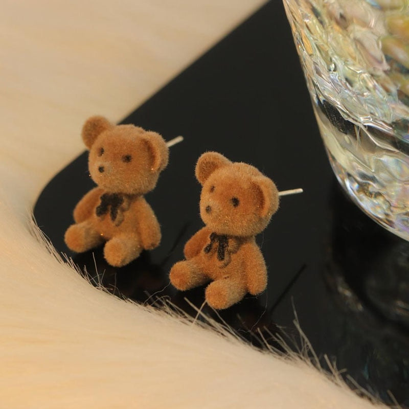 Cute Plush Bear Pendant Necklace Collar Jewelry - MERGE.DAY.1.FREESTYLE