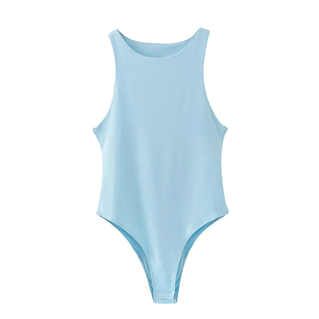 summer solid sexy bodycon women bodysuits - MERGE.DAY.1.FREESTYLE