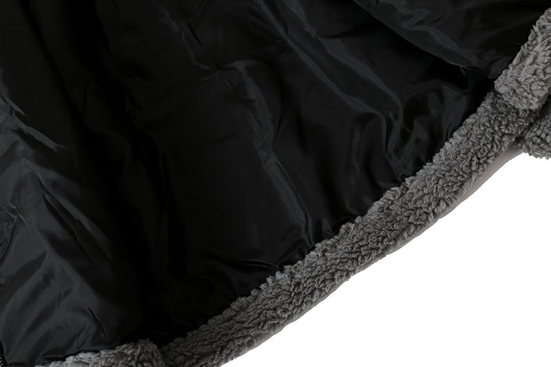 Hip Hop Winter Fleece Fluffy Jacket Streetwear - MERGE.DAY.1.FREESTYLE