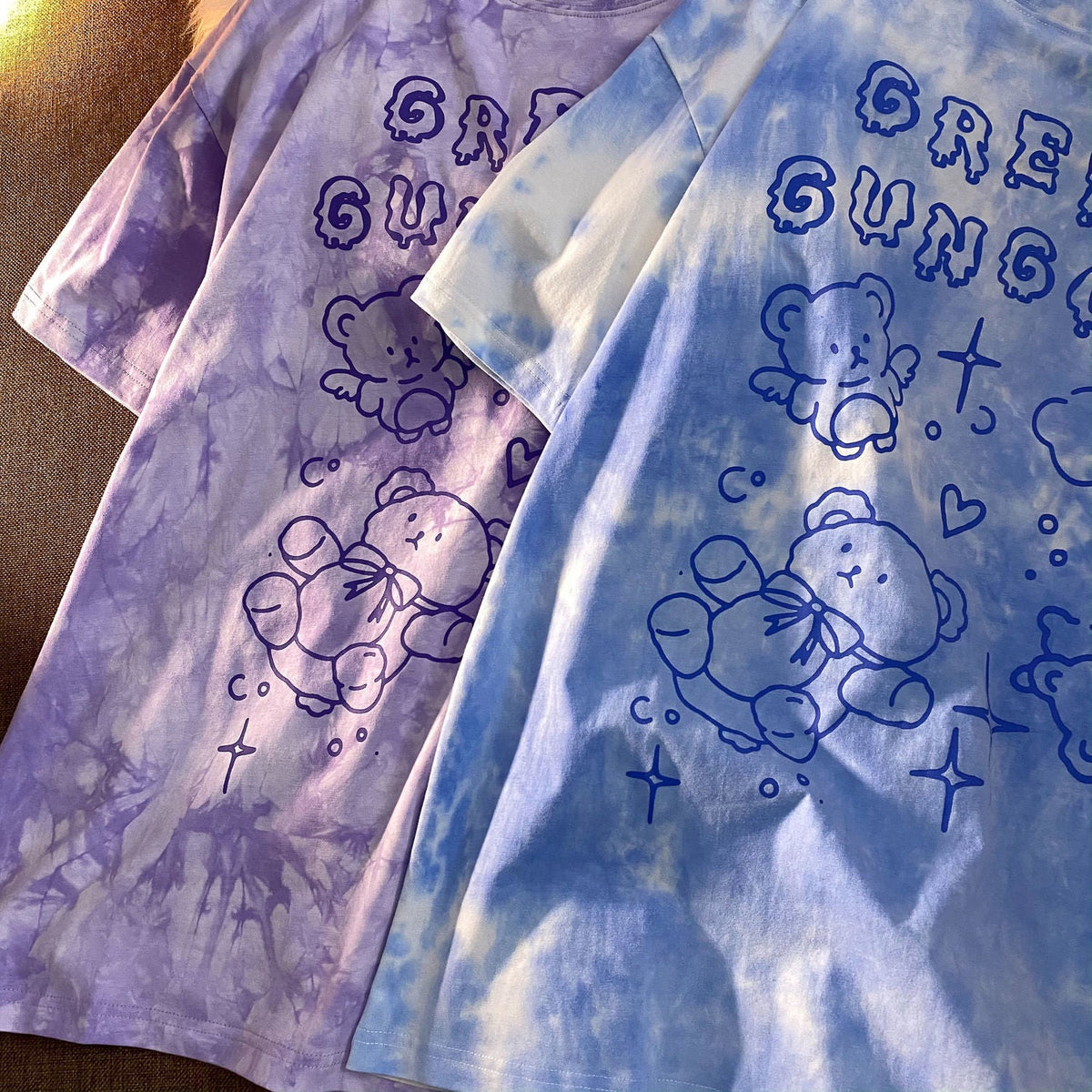 Summer women's short-sleeved Female t-shirt harajuku Streetwear Top tie-dye oversized Tshirts - MERGE.DAY.1.FREESTYLE