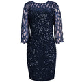 Elegant Sequin Evening Party Dresses 2022 Spring Mesh Patchwork Casual Midi Dress - MERGE.DAY.1.FREESTYLE