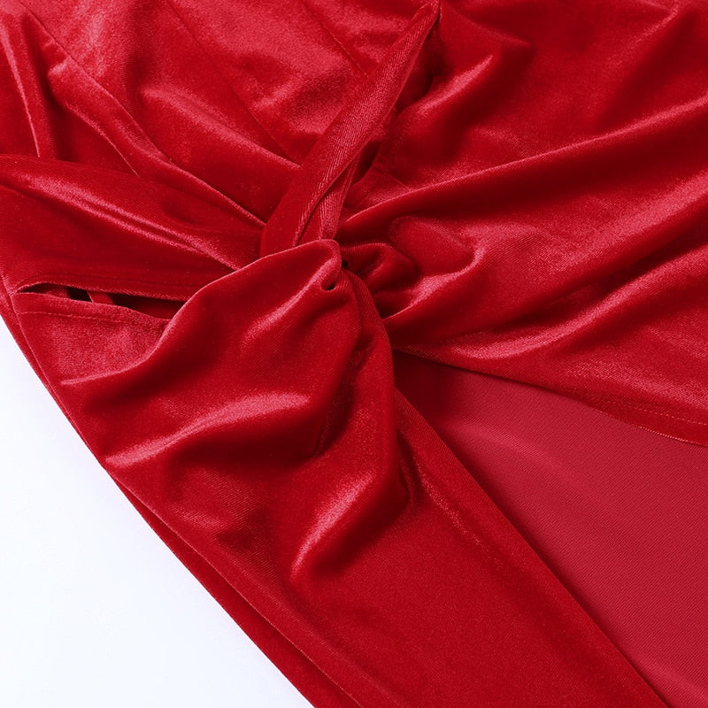 Summer Short Sleeve High Split Formal Evening Dress Women Solid Bodycon Long Dresses - MERGE.DAY.1.FREESTYLE