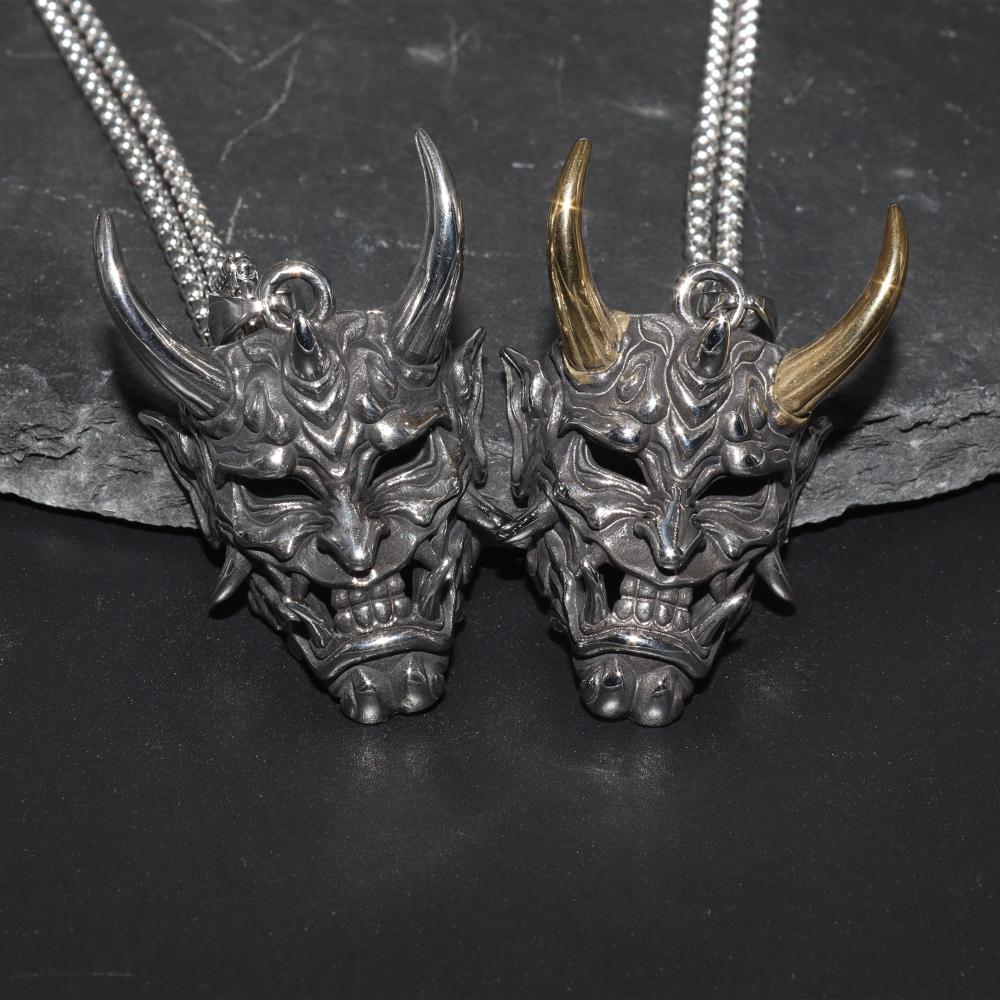 Punk Ghost Skull Mask Pendant Necklace Cool Men's Rock Party Jewelry - MERGE.DAY.1.FREESTYLE