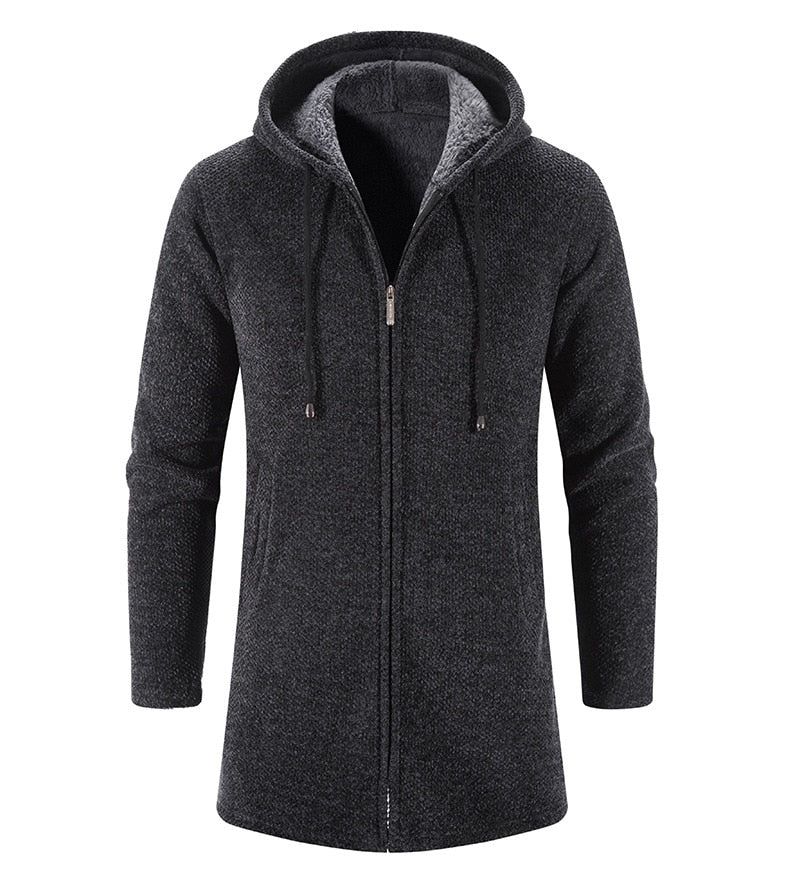 Cashmere Men's Cardigan Chenille Outer Sweater Coat Windbreaker - MERGE.DAY.1.FREESTYLE