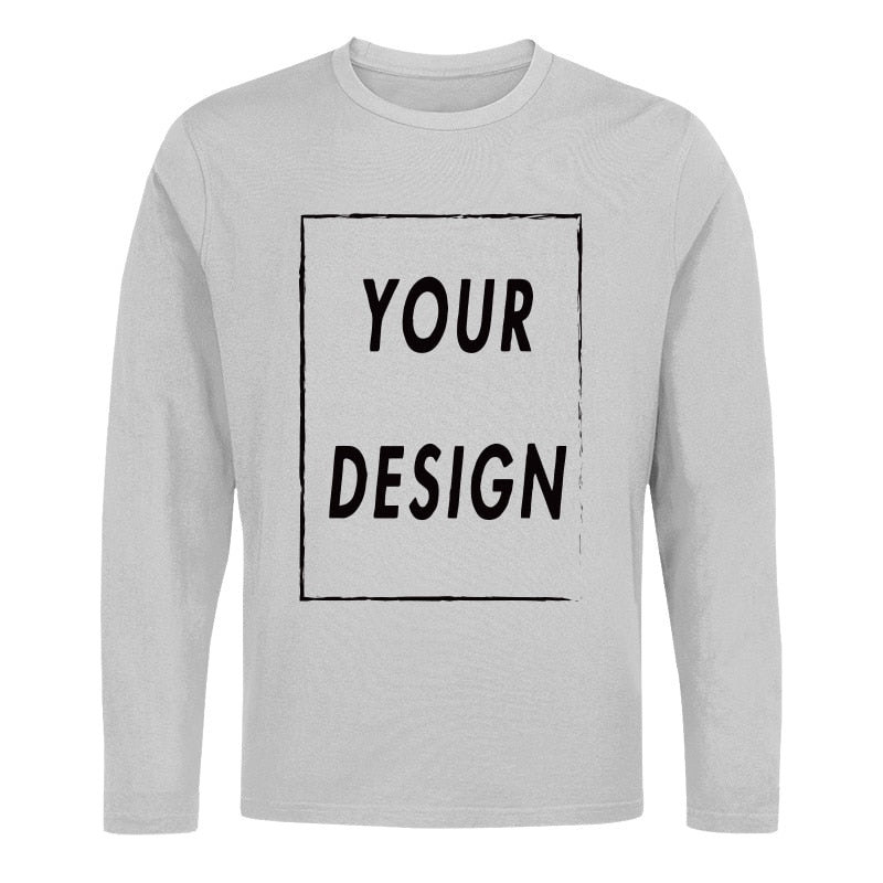 Custom Long Sleeve Shirt EU Size 100% Cotton Make Your Design Logo Text High Quality Gifts Tops - MERGE.DAY.1.FREESTYLE