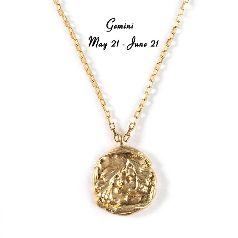 twelve zodiac signs necklace - MERGE.DAY.1.FREESTYLE