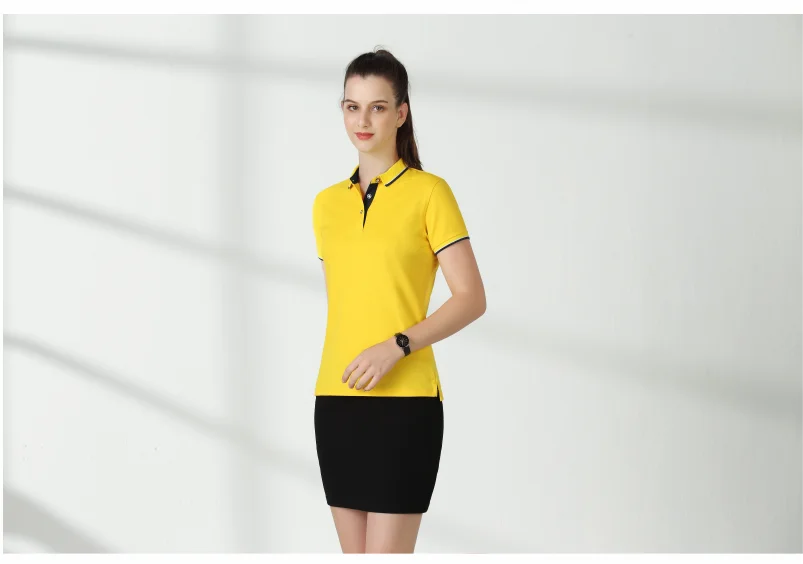 Golf Women's Polo Shirt Lapel Slim Fit Short Sleeve - MERGE.DAY.1.FREESTYLE