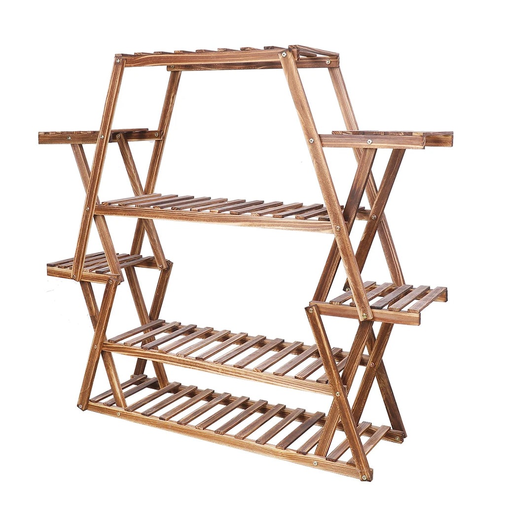 Wooden Plant Pot Stand Muti-Lader Flower Display Shelf - MERGE.DAY.1.FREESTYLE