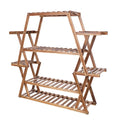Wooden Plant Pot Stand Muti-Lader Flower Display Shelf - MERGE.DAY.1.FREESTYLE