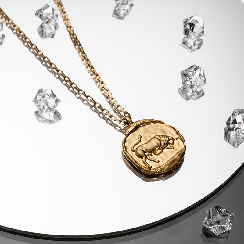 twelve zodiac signs necklace - MERGE.DAY.1.FREESTYLE