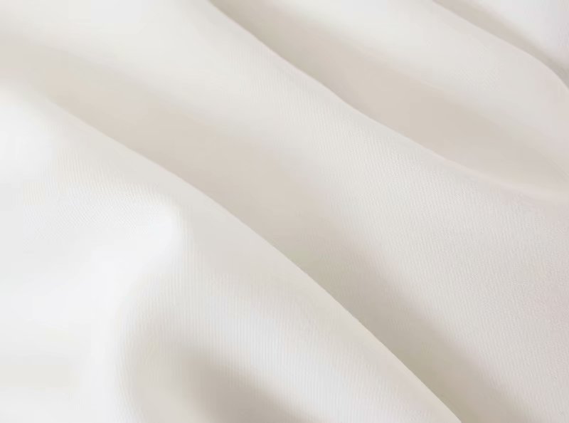 mini dress summer long sleeves women irregularity pleated vocation style loose white shirtdress - MERGE.DAY.1.FREESTYLE