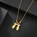 Personalized Boy Girl Kids Pendant Necklace Women Child Engraved Name Date Family Jewelry - MERGE.DAY.1.FREESTYLE