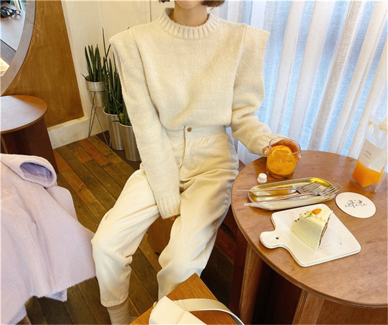 Harem Jeans Pants High Waist Loose Denim Jeans Female Buttons Trousers - MERGE.DAY.1.FREESTYLE