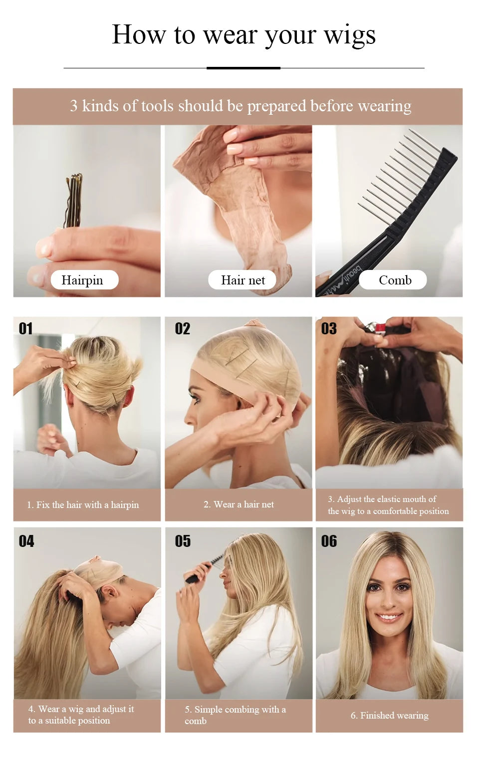 Platinum Blonde with White Highlight Dark Roots Synthetic Hair Wigs for Women Long Wavy Cosplay Daily Party Use Heat Resistant - MERGE.DAY.1.FREESTYLE