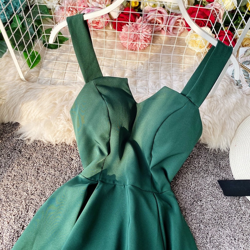 Vintage Long Dress Sexy Spaghetti Strap Backless Bandage Party Dress - MERGE.DAY.1.FREESTYLE