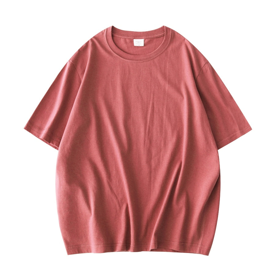 Women New Solid T shirts Female 100% Cotton Tees Lady Short Sleeve T-shirt Tops - MERGE.DAY.1.FREESTYLE