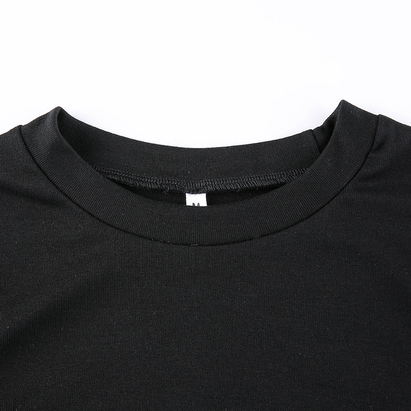 Sexy Hollow Knit Top Sweater Women Party Navel Slim Ribbed Summer Lady Shirts - MERGE.DAY.1.FREESTYLE
