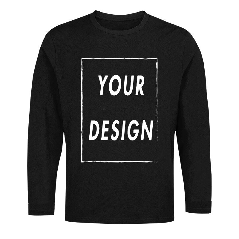 Custom Long Sleeve Shirt EU Size 100% Cotton Make Your Design Logo Text High Quality Gifts Tops - MERGE.DAY.1.FREESTYLE