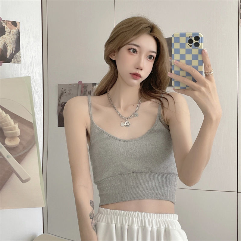 Autumn Two Piece Suit Hoodies Women Loose Bat Sleeve Tops Fashion Popular Crop Sweatshirts+Camis - MERGE.DAY.1.FREESTYLE