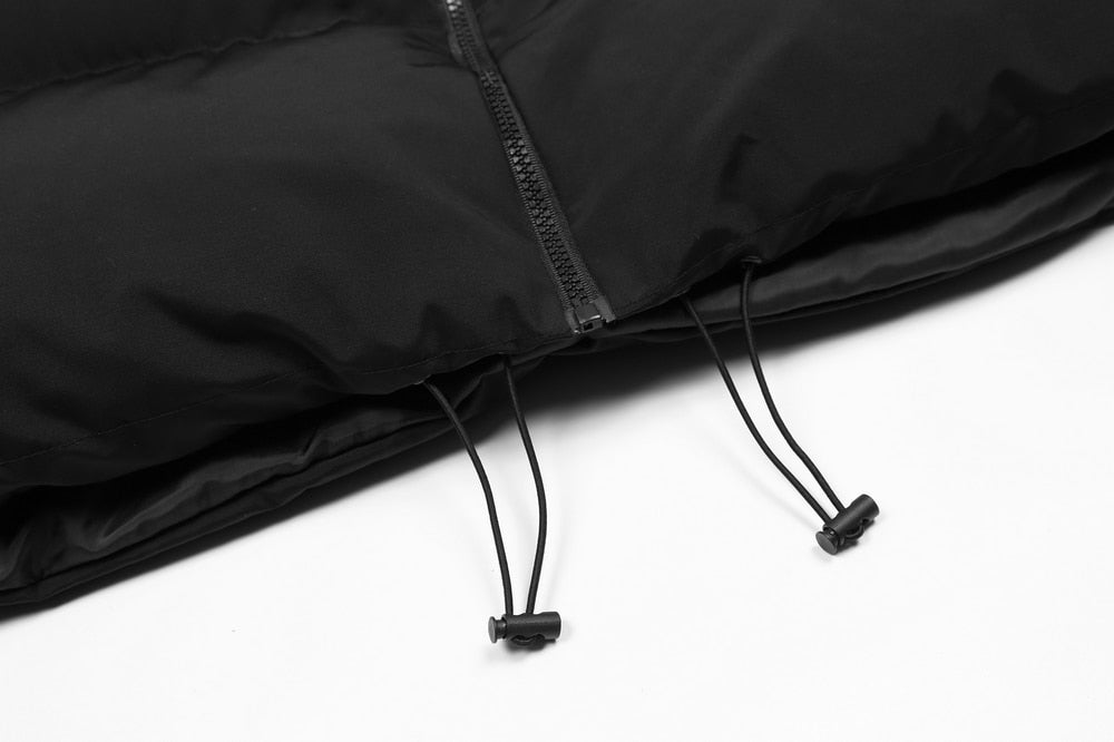 Embroidered Skull Jacket Streetwear Little Devil Designer Hood Padded Jacket Coat - MERGE.DAY.1.FREESTYLE