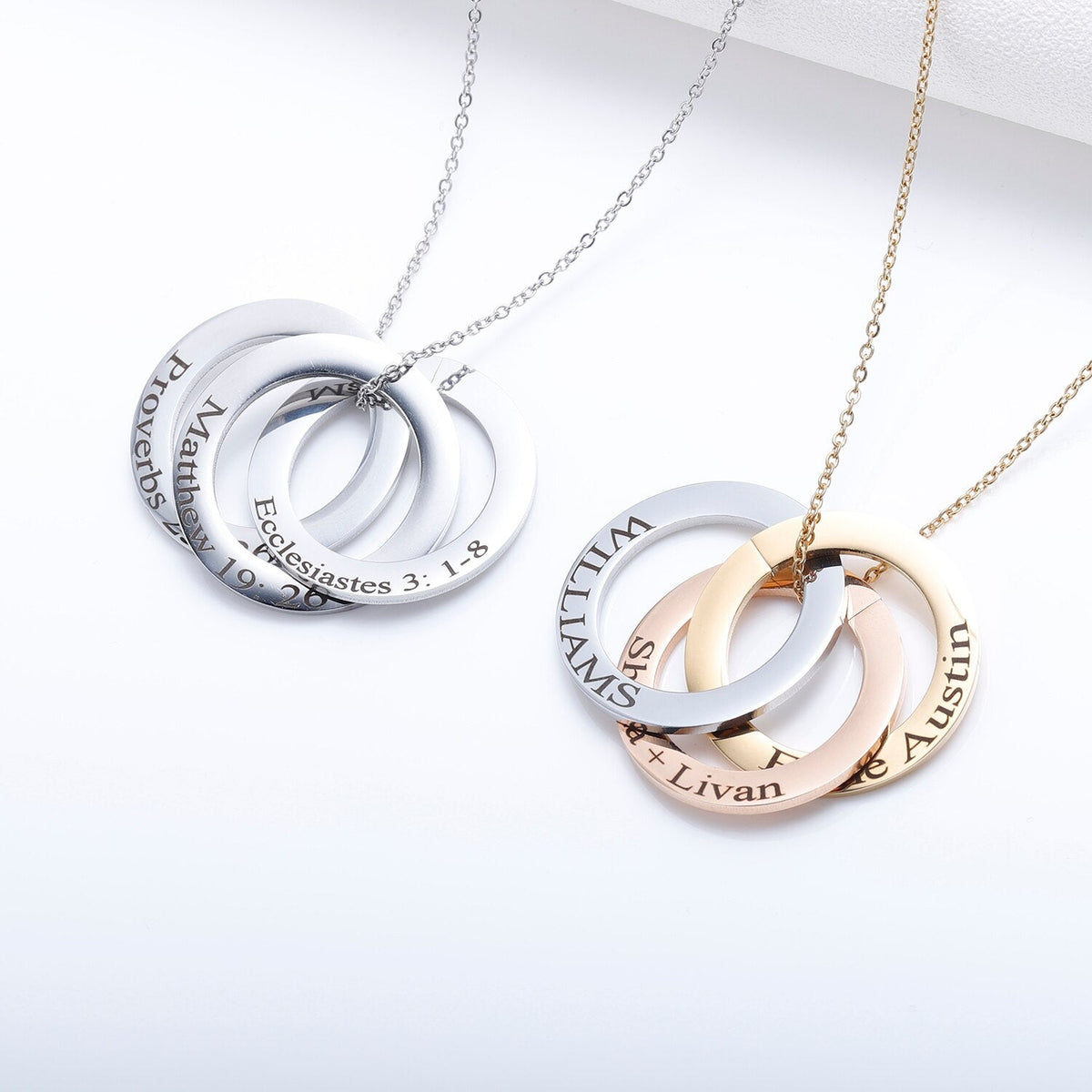 Personalized Name Necklace Gold Plated Stainless Steel Necklaces Child Name Pendant - MERGE.DAY.1.FREESTYLE