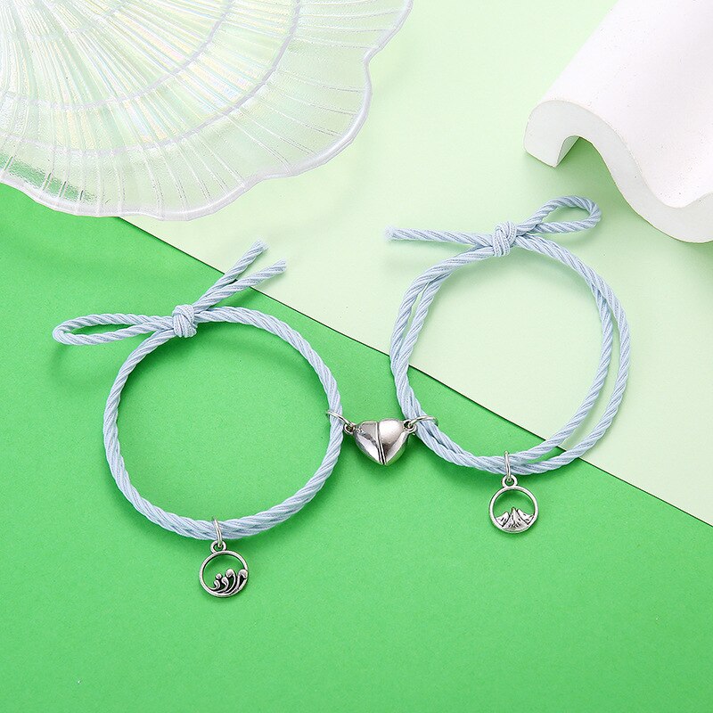 Magnet Paired Couple Bracelet For Lovers Distance Bracelet For Women Men - MERGE.DAY.1.FREESTYLE