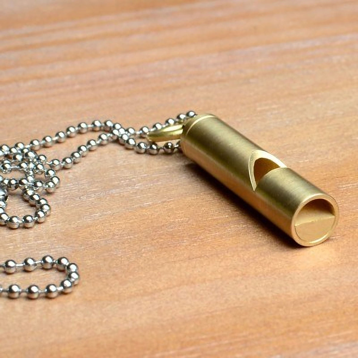 Engraved Text Brass Whistle Necklaces Custom Phone Number Children Anti-lost Necklace - MERGE.DAY.1.FREESTYLE