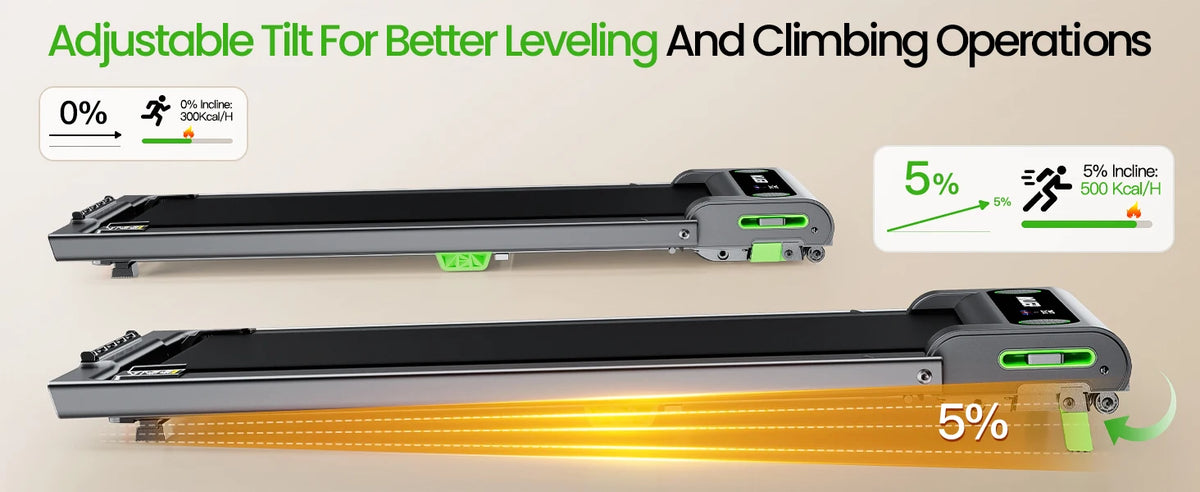 2-in-1 Folding Treadmill With LED Screen Electric Walking Pad for Home Gym Use Without Heart Rate Test - MERGE.DAY.1.FREESTYLE